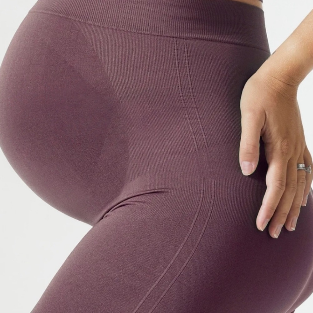 Blanqi Noir Women's Maternity Mauve Pants